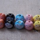 10 pcs Ceramic Fortune Cats Kitten Pottery Beads  Mixed Color A5059