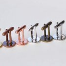 10 pcs Cuff Links Cufflinks Bezel Setting Match 10mm-20mm Cameo Antique Copper / 12mm
