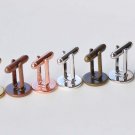 10 pcs Cuff Links Cufflinks Bezel Setting Match 10mm-20mm Cameo Antique Copper / 16mm
