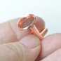 10 pcs Cuff Links Cufflinks Bezel Setting Match 10mm-20mm Cameo Silver / 14mm