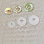 10 pcs Dark Brown Toy Animals Eyes Come With Washers 12mm / Round eyes