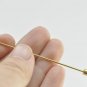 10 pcs Gold Lapel Stick Pin Clutch 65mm/93mm With 10mm Pad 93mm