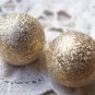 10 pcs Gold Plated Sand Star Dust Beads Texured Beads 16mm A1973