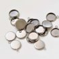 10 pcs Gunmetal Black Pendant Tray Blank Base Settings 10mm A8377