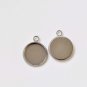10 pcs Gunmetal Black Pendant Tray Blank Base Settings 18mm A8381