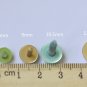 10 pcs High Quality Round Transparent Green Toy Cat Eyes 10.5mm-No.10127