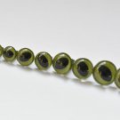 10 pcs High Quality Round Transparent Green Toy Cat Eyes Mixed All Color (1 Pack/Each Size)