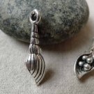 10 pcs Antique Silver Conch Sea Snail Charms A6535