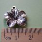 10 pcs Antique Silver Lovely Flower Charms 19x19mm A1009