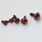 10 pcs Red Amigurumi Plastic Rabbit Eyes Come With Washers 7.5mm-No.10239