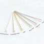 10 pcs 925 Sterling Silver Flat Head Pins Silver/Gold/Platinum 24G 40mm / Platinum