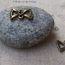 20 pcs Antique Bronze Bow Tie Knot Connector A739