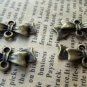 20 pcs of Antique Bronze Bow Tie Knot Connector 8x20mm A743