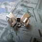 20 pcs of Silvery Gray Nickel Tone Bow Tie Knot Charms 10x15mm A6490