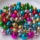 50 pcs of Metal Painted Bell Charms Mixed Color 6mm A3856