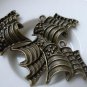Antique Bronze Waving American National Flag Charms Set of 20 A7830