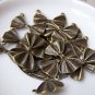 Bow Tie Connector Antique Bronze Charms 15x22mm Set of 10 pcs A745