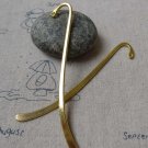 10 pcs of Antique Gold Blank Hook Bookmarks Double Sided A6849