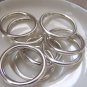 10 pcs of Antique Silver Smooth Round Circle Rings 25mm A2172