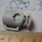 10 pcs of Brown Plastic Spring Cord Stopper Cord Locks 26mm A4783