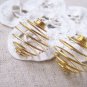 10 pcs of Gold Tone Spiral Wire Metal Spring Findings A2996