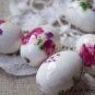 10 pcs of Hand Painted Chinese Ceramic Beads 13x18mm A1857