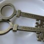 6 pcs of Antique Bronze Flat Key Pendants Charms 25x71mm A7768