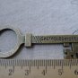 6 pcs of Antique Bronze Flat Key Pendants Charms 25x71mm A7768