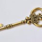 Crown Key Pendants Charms 32x83mm Set of 5 Antique Bronze/Silver/Gold/Copper 5pcs Bronze A2941