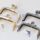 10cm ( 4"") Mini Purse Frame Small Purse Frame Light Gold/ Gunmental Ball head / Black