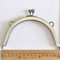 15.5cm x 8.5cm ( 6"" x 3 1/3"") Purse Frame Half Round Glue-In Style bronze