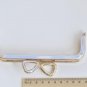 15cm Light Gold / Bronze Purse Frame Handle Purse Frame Bag Hooks 15cm x 5cm light gold