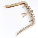 16.5cm (6 1/2"") Sewing Metal Purse Frame Clutch Purse Frame Silver