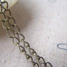16ft (5m) Antique Brass Soldered Curb Chain 3.1mm A2025