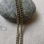16ft (5m) Antique Bronze Steel Curb Chain Unsoldered Link 2.5mm A6654