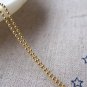 16ft (5m) Gold Tone Brass Bead Chain 1.2mm A3948