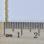16ft (5m) Gold Tone Brass Textured Oval Cable Chain 1.5mm A9035