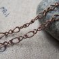 16ft (5m) of Antique Copper Brass Figure 8 Infinity Link Chain  A3034