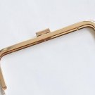 18 x 7.5cm ( 7"" x 3"" ) Light Gold Purse Frame Handle Purse Frame With Screws 