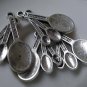 Three Spoon Charms Antique Silver Pendants Set of 10 A7839