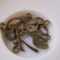 10 pcs Antique Bronze Arabic Numerals From 0 to 9 Charms 19mm 10 pcs of number 1