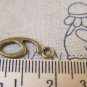 10 pcs Antique Bronze Arabic Numerals From 0 to 9 Charms 19mm 10 pcs of number 3