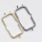 2"" Mini Purse Frame Square Coin Purse Frame Glue-In Style 5cm x 5cm Brushed Gold