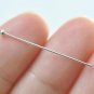 10 pcs 925 Sterling Silver Ball End Tip Headpins Silver/Gold/Platinum 24G 30mm / Platinum