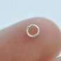 20 pcs 925 Solid Sterling Silver Closed Soldered Jump Rings Size 3mm/3.5mm/4mm/5mm Polished 925 Silv