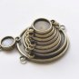20 pcs Antique Bronze Double Sided Cameo Base Setting Tray Connector 25mm A727
