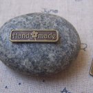 30 pcs Antique Bronze Hand Made Flower Rectangle Charms A4947