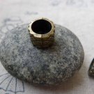 20 pcs Antique Bronze Rondelle Large Hole Spacer Beads A6683