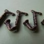 10 pcs Antique Bronze Little Saxphone Musical Instrument Charms A1709