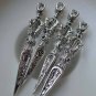 10 pcs Antique Silver Vajra Dorje Cross Buddhism Charms 8x51mm A7680